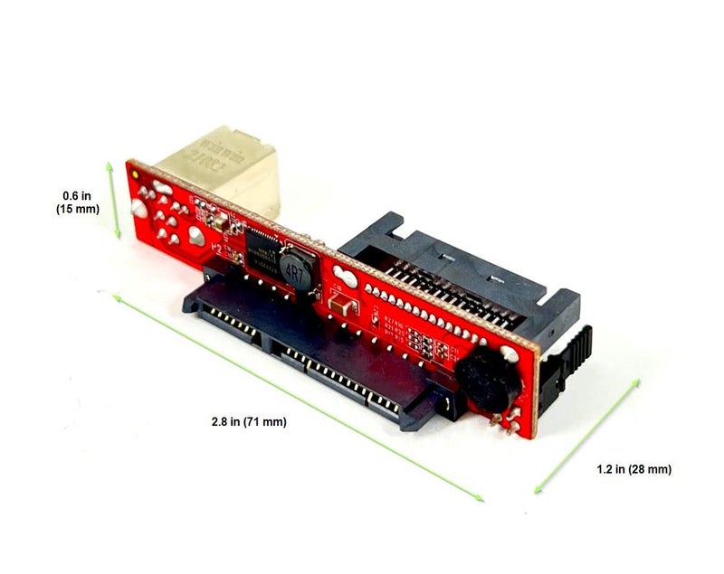 Ableconn IUSB3SA6G SATA III/SATA II Drive to USB 3.0 Type-B (F) mini Vertical Adapter - Image 3